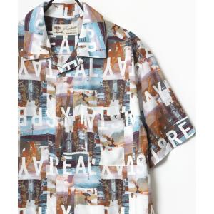 シャツ ブラウス レーヨン ストリート オープンカラー