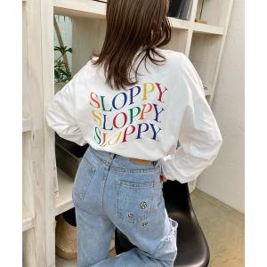 tシャツ Tシャツ 【SLOPPY/スロッピー】レインボーロンT