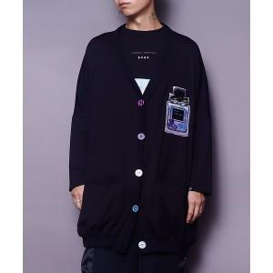 カーディガン メンズ DARK BEARLONG CARDIGAN/ビッグシルエット ダークベア ロングカーディガン｜zozo