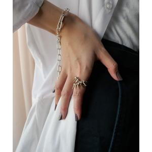 e.m. 指輪 リング シルバープレート2連リング レディース メンズ e.m. 指輪 リング シルバープレート2連リング レディース メンズ