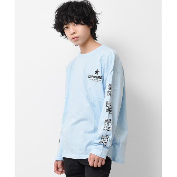 tシャツ CONVERSE 別注袖ロゴプリントTシャツ キッズ 子供服 男の子