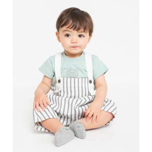 ハーフ丈サロペット