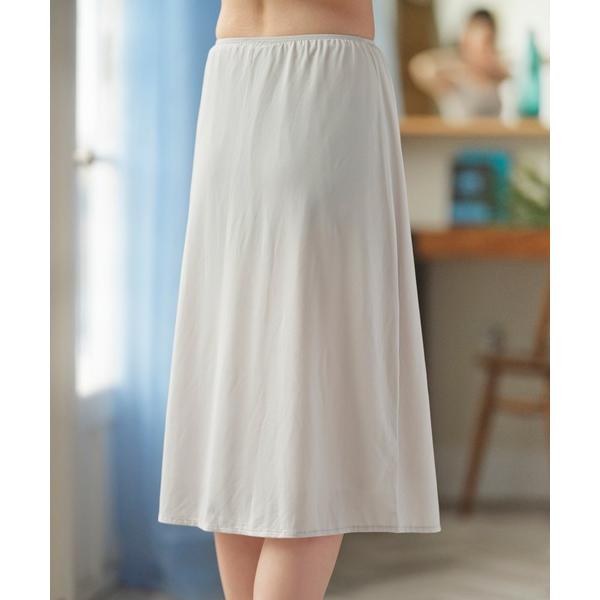 インナーシャツ 肌着 ひんやり冷感！汗取りペチスカート「65cm丈」「制菌」「抗菌防臭」「吸水速乾」...