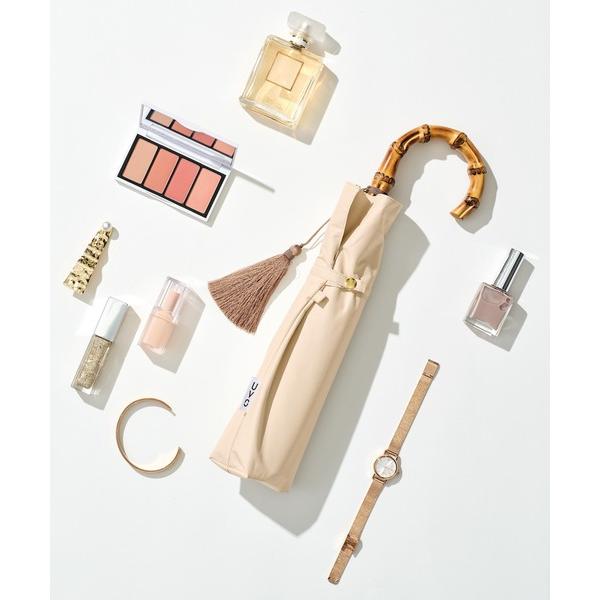 折りたたみ傘 完全遮光100% 最強の日傘「UVO（ウーボ）」 3段折りたたみ 無地タッセル ミニ ...