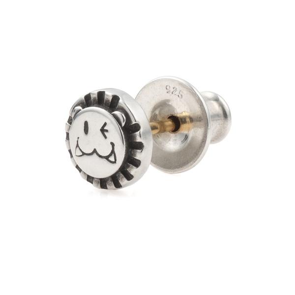 ピアス “LEO”スタッズピアス(wink)/シルバー925「LION HEART / ライオンハー...