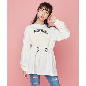 tシャツ Tシャツ ウエストドロストロング丈ロンT｜zozo