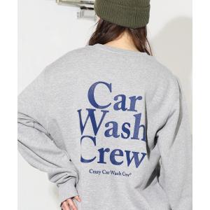 スウェット Crazy Car Wash Crew/クレイジーカーウォッシュクルー CAR WASH CREW SWEATSHIRTS｜zozo