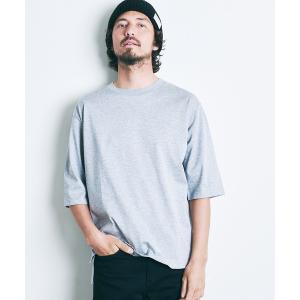 tシャツ Tシャツ メンズ CTN SLIT CUT IN TEE H/S:コットンスリット入り カットイン TEEシャツ 22SS