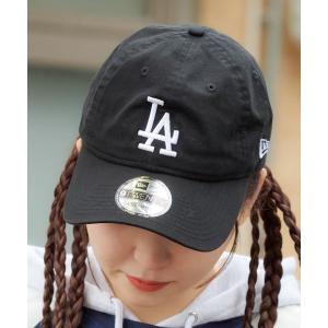 帽子 キャップ レディース 「NEW ERA / ニューエラ」Los Angeles Dodgers・ロサンゼルス ドジャース チームロゴ刺繍 ローキ