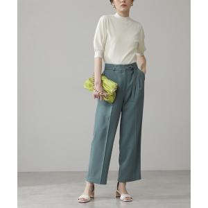 パンツ 【S Size Line】◆スタッズベルト付テーパードパンツ