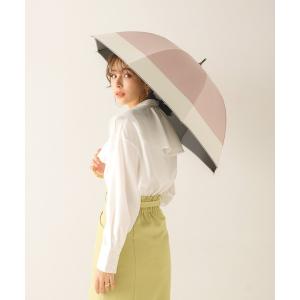 日傘 傘 完全遮光 UVカット100% 日傘 晴雨兼用 makez.マケズ 竹手元ショート傘 パイピング切替 レディース