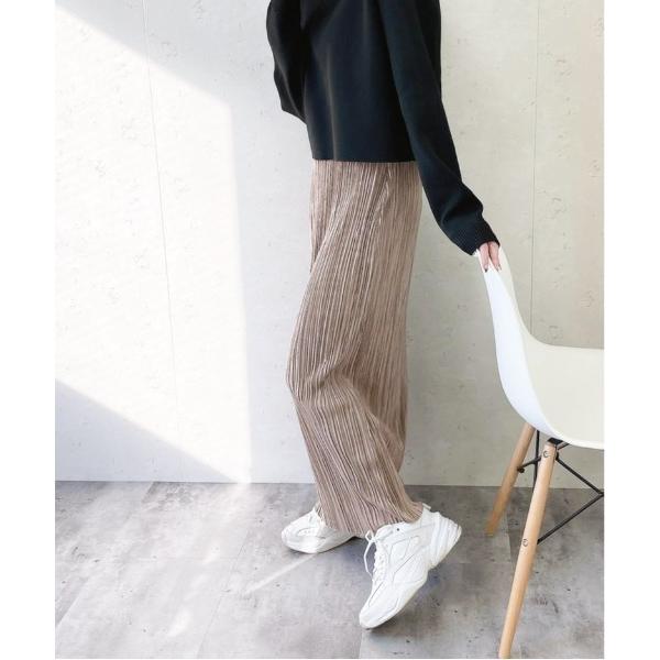 スカート Per sist ence/パーシエンス　シャイニー  プリーツスカート