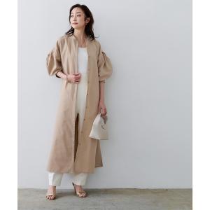 ワンピース シャツワンピース バンドカラーワンピース