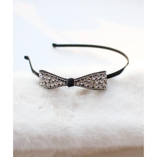 カチューシャ ルイス リボン カチューシャ (2color) ハンドメイド