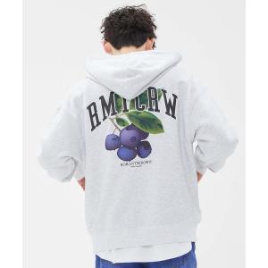 メンズ パーカー 「ROMANTIC CROWN」GARDENING BERRY HOOD ZIP UP / ロマンティッククラウン ガーデニング ベ｜zozo