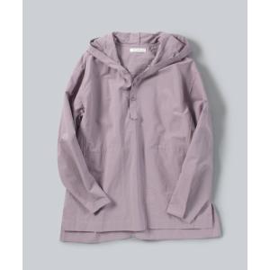 シャツ COTTON PAPER WASHED POPLIN HOODIE / コットンペーパーワッシャーポプリンフーディー メンズ