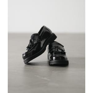 ローファー メンズ 「RUUBON」split leather tassel loafer / スプリットレザー タッセルローファー