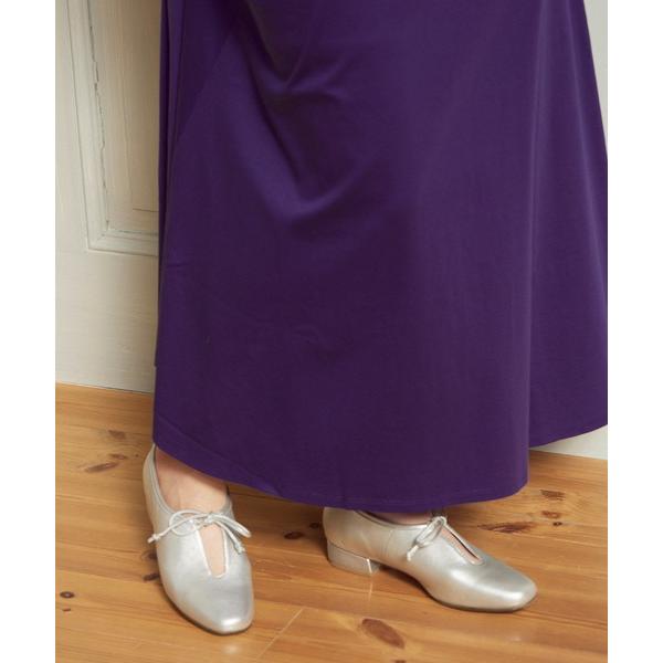 フォーマルシューズ ゴムリボンシューレースパンプス レディース