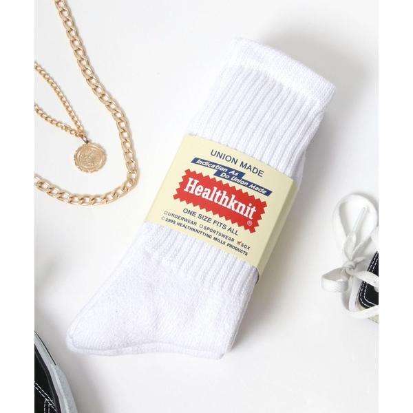 靴下 Healthknit(ヘルスニット)「3足セット靴下」無地・ラインソックス/ハイソックス/クル...