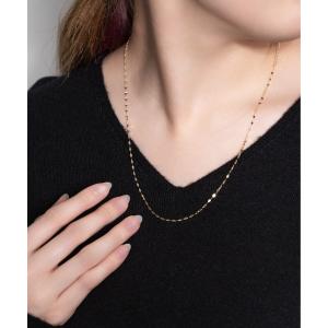 Jewel closet by L&Co. ネックレス K10フラワーエクレアチェーン