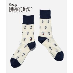 靴下 SNOOPY×CHICSTOCKS「パターン」 レディース メンズ
