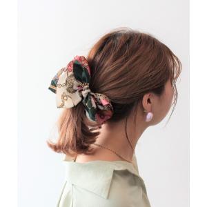 ヘアクリップ スカーフリボンバナナクリップ