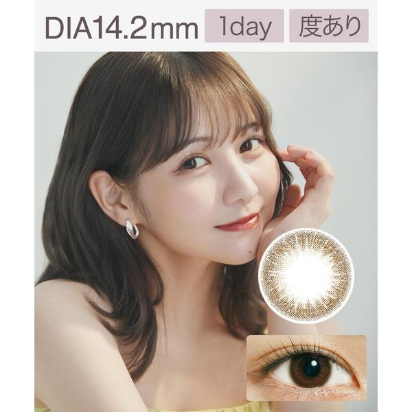 カラコン コンタクトレンズ ラムリエ ramurie 1day シェリブラウン（6枚入り）