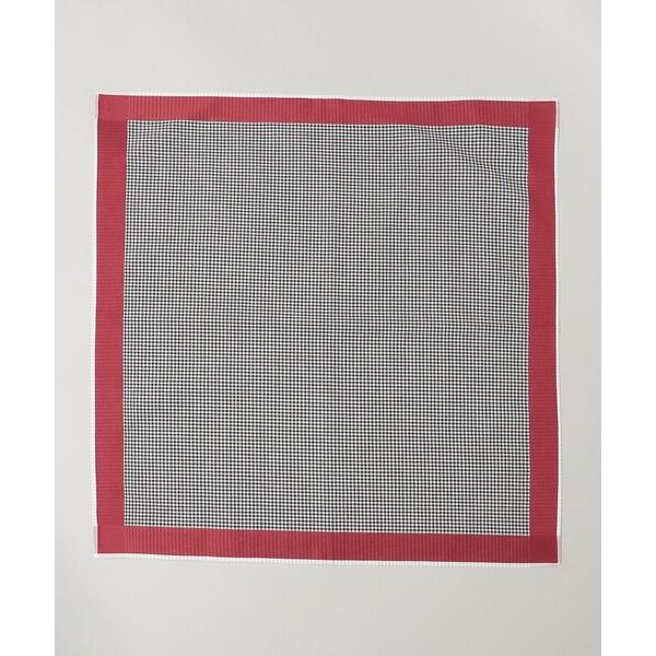 ハンカチ GRAZIINA:千鳥格子 ポケットチーフ メンズ