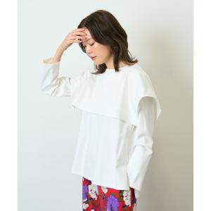 tシャツ Tシャツ セーラーカラー ビッグカラー プルオーバー ロングスリーブ