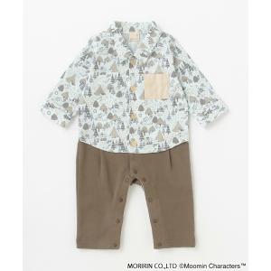 ベビー服 キッズ 「ムーミン」シャツドッキングカバーオール｜zozo