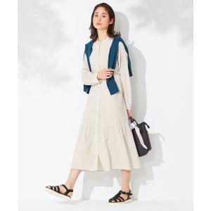 ワンピース 「洗える」ライトリネンクロス ワンピース レディース
