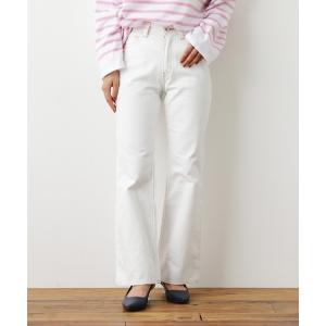 ジーンズ デニム デニムパンツ レースアップフレアデニム レディース