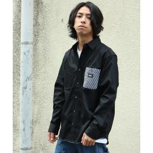 シャツ ブラウス T/Cツイル ワークシャツ