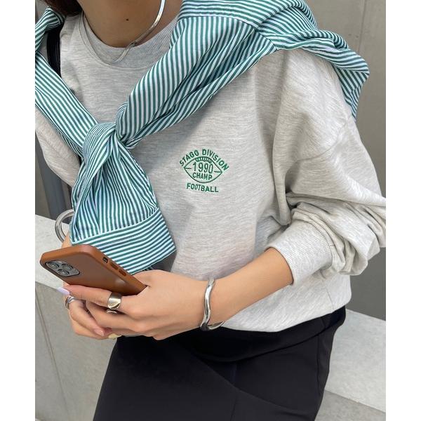 tシャツ 「WEB限定」ワンポイント刺繍ビッグロングTシャツ レディース メンズ