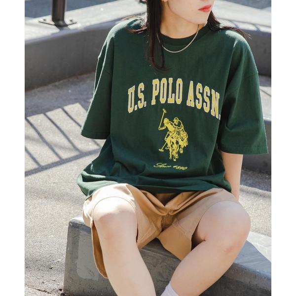 tシャツ Tシャツ メンズ ∴WEGO/U.S.POLO ASSN.別注カレッジロゴ刺繍BIGT