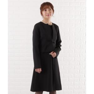 CARETTE（カレット） セットアップ ノーカラージャケットとタック