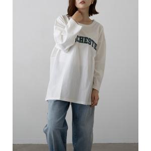 メンズ tシャツ Tシャツ VIBGYOR Select/ロゴ刺繍プリント七分袖カットソー(BEY)｜zozo