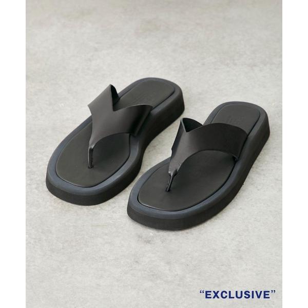 サンダル PADRONE パドローネ / STUDIOUS別注 LEATHER BEACH SAND...