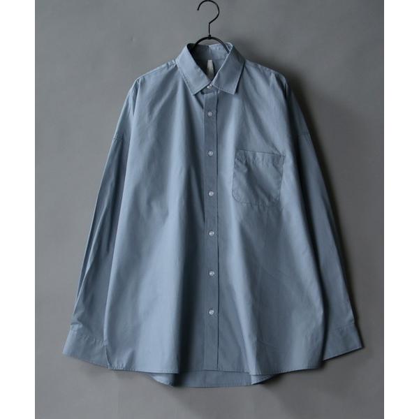 シャツ Oversize Drop shoulder broadcloth shirt/オーバーサイ...
