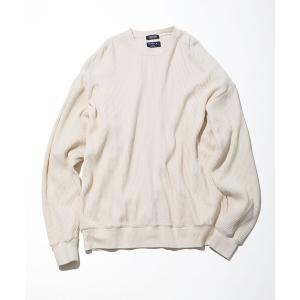 スウェット メンズ NAUTICA/ノーティカ “TOO HEAVY” Waffle Relax Fit Crewneck Pullover