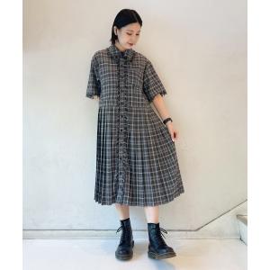 ワンピース CND CHECK FRINGE ワンピース