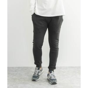 ミニ裏毛 無地 スキニー スウェットジョガーパンツ