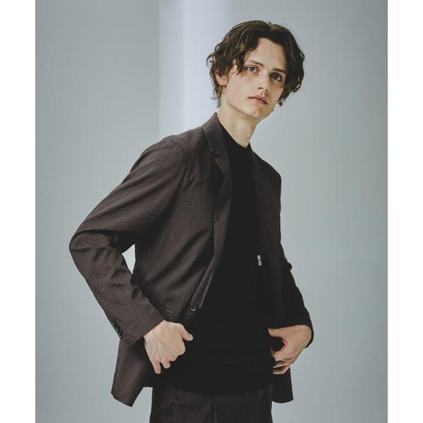 ジャケット テーラードジャケット 「セットアップ対応」シルクサッカー 1ボタン ジャケット メンズ