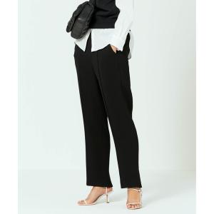パンツ 「STORYweb掲載」後ろスリット テーパードパンツ レディース