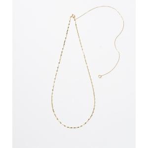 Jewel closet by L&Co. ネックレス K10フラワーエクレアチェーン