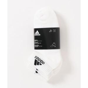 靴下 《adidas》パフォーマンス3Pショートソックス　