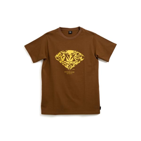 tシャツ 「5/」DIAMOND ショートスリーブTシャツ メンズ