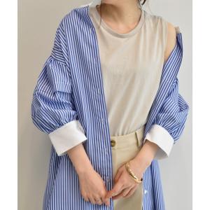 タンクトップ レディース 「Beautiful Cotton　綿100％」UVカット/接触冷感　ラウンドヘム無地タンクトップ　ロング丈｜ZOZOTOWN Yahoo!店