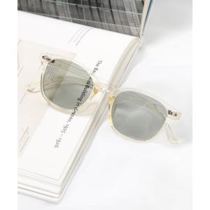 サングラス 紫外線に当たるとレンズカラーが変わる！調光レンズウェリントンUVカットサングラス