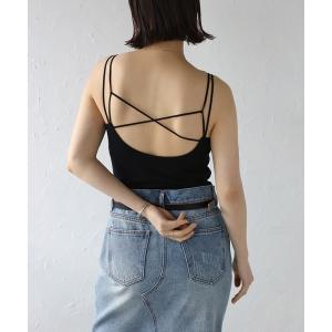 キャミソール カップ付きバッククロスキャミソール｜ZOZOTOWN Yahoo!店